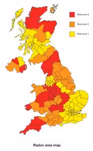 UK Radon map